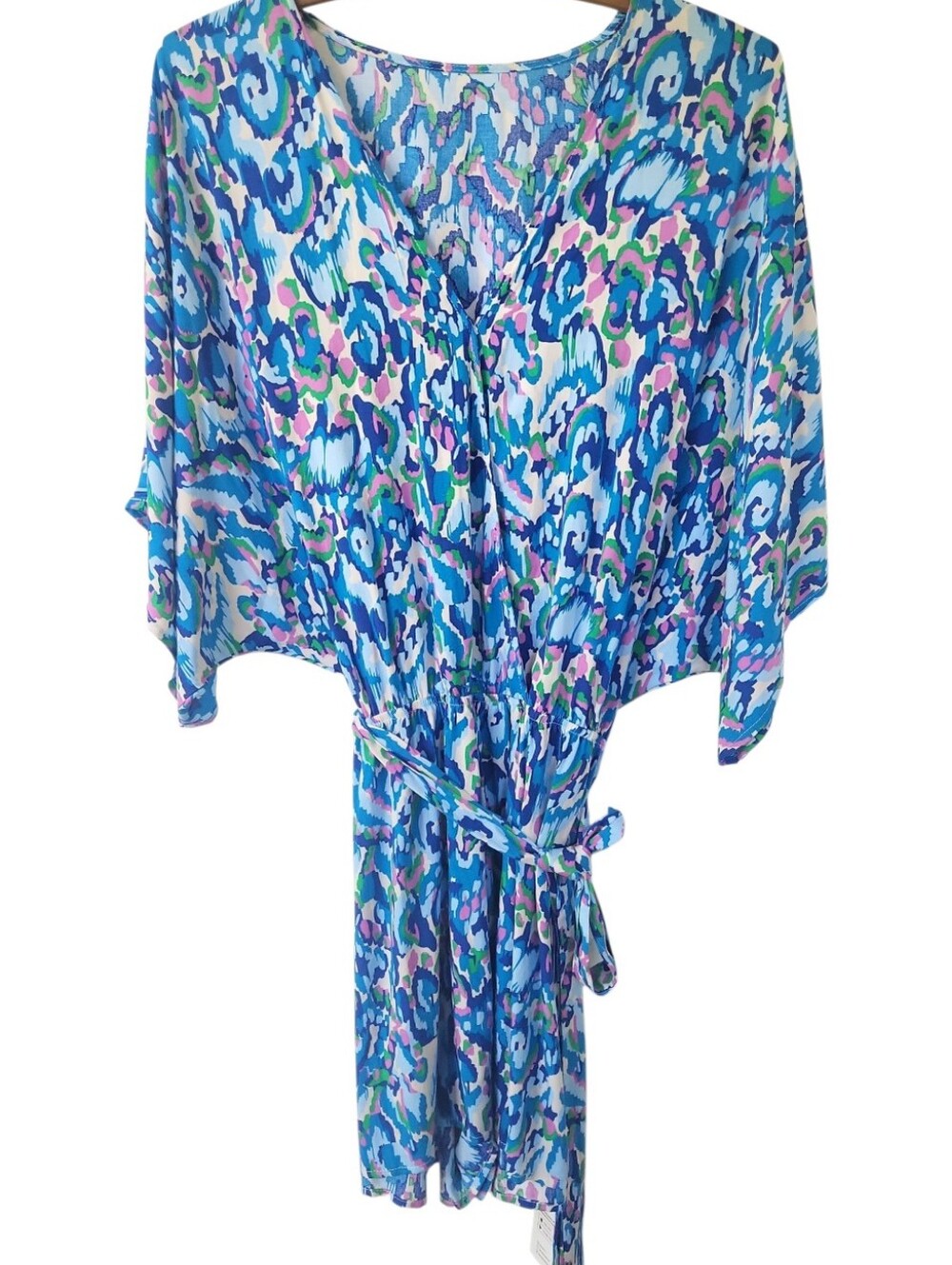NWT Cupshe Multicolor One Piece Romper Shorts Size S Resort Vacation Travel - Picture 7 of 8